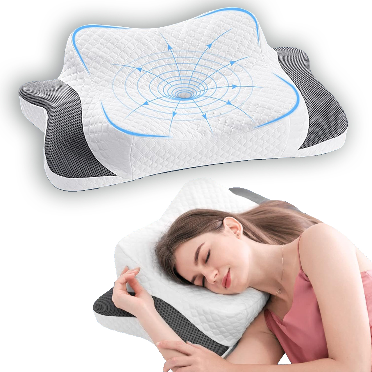 Elegear Cervical Pillow for Neck Pain Relief