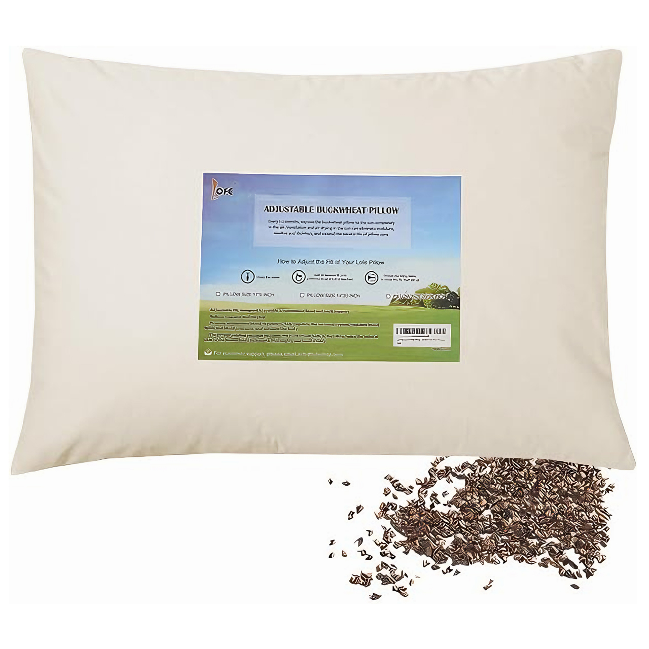 LOFE Organic Buckwheat Pillow