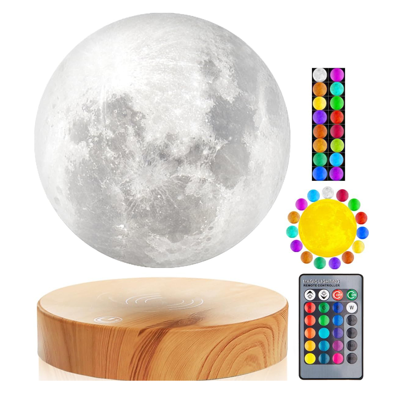 VGAzer Levitating Moon Lamp